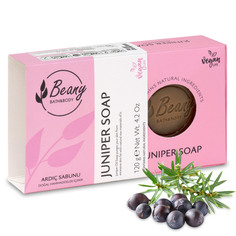 Мыло Beany твердое натуральное турецкое Juniper Oil Soap с маслом можжевельника