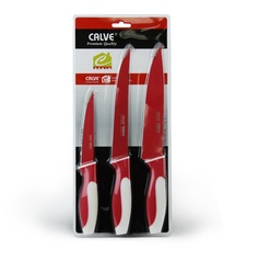 Набор ножей Calve CL-3106к (3пр),н/с, поварской, универсальный, сантоку