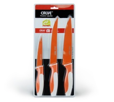 Набор ножей Calve CL-3106о (3пр),н/с, поварской, универсальный, сантоку