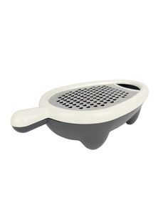 Терка Qlux L-00204W с контейнером и ручкой 19,5*10*5,5 см.