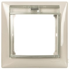 Рамка 1-я крем с крышкой IP44 LR Valena Legrand