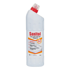 Гель Sanitol 3 в 1 для туалета 1,1 л