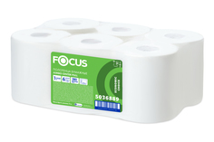 Бумажные полотенца в рулоне с ЦВ Focus Jumbo 5036889 1-слойные 6 рул. по 280 м