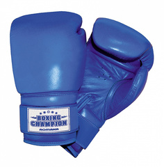 Боксерские перчатки Romana ДМФ-МК-01.70.05 синие, 8 унций