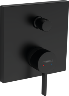 Смеситель для ванны с душем Hansgrohe Finoris 76415670, матовый чёрный