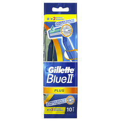 Одноразовая мужская бритва Gillette Blue2 Plus 10 шт