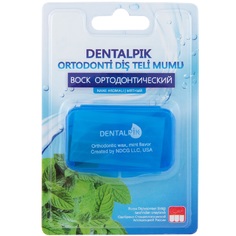 Воск для брекетов Dentalpik Orthodontic Wax Mint, мятный, прозрачный