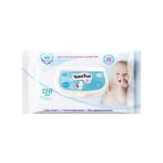 Салфетки влажные детские YokoSun гигиенические 120 шт