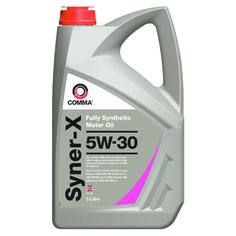 COMMA 5W30 SYNER-X (5L)_Моторное масло! синт. API SN, ILSAC GF-5, GM 6094M/4718M, Ford WSS