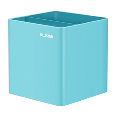 Подставка Deli Nusign ENS011blue для пишущих принадлежностей 84х84х86 пластик синий