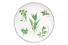 Тарелка закусочная Easy Life Herbarium 21см, фарфор EL-R2202/HERU_