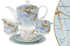 Чайный сервиз на 6 персон 21 предмет Anna Lafarg Марсель AL-M2262/21-E9_