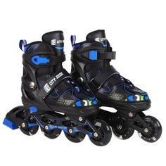 Роликовые коньки раздвижные City-ride PU колеса, светятся JB0206369 р.M