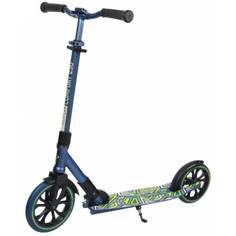 Самокат TT городской COMFORT 230R (Колеса 230/200 мм рама ALU) СКЛАДНОЙ BLACK/GREY No Brand