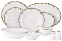 Обеденный сервиз Anna Lafarg Вивьен 6 персон 27 предметов, фарфор AL-18-129_27-E5_