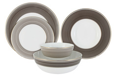 Обеденный сервиз Мокко 6 персон 21 предмет Naomi