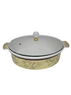 Салатник с крышкой Мрамор Lenardi 20 см 105-681