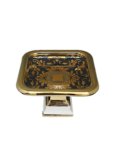 Конфетница на ножке Maria Gold Lenardi 20 см 226-095
