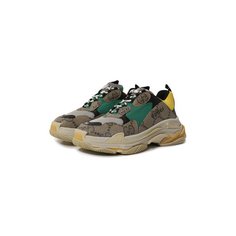 Комбинированные кроссовки Gucci x Balenciaga Triple S Gucci