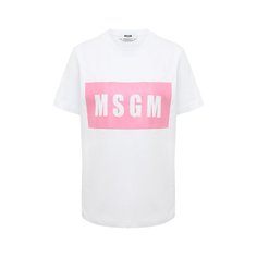 Хлопковая футболка MSGM