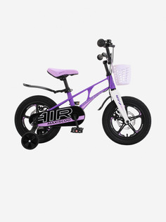 Велосипед детский MAXISCOO Air Deluxe Plus 14", Фиолетовый