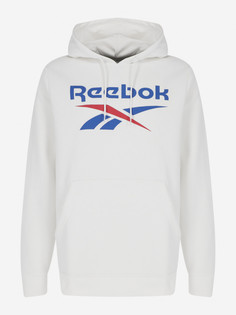 Худи мужская Reebok Big Stacked Logo, Белый