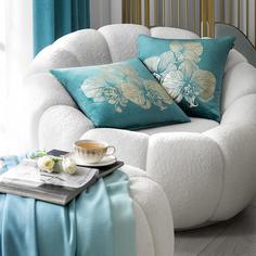 Подушка декоративная Togas Самоа бирюзовая 45x45 см