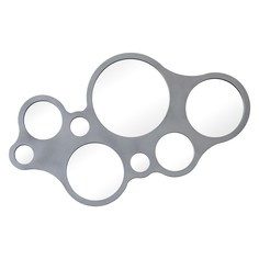 Зеркало round eyes silver (bountyhome) серебристый 128x73x1 см.