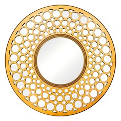 Зеркало round gold (bountyhome) золотой 1 см.