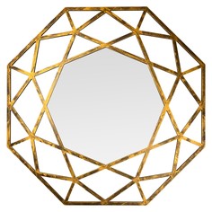Зеркало tissue gold (bountyhome) золотой 100x100x2 см.