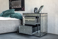Тумба olgrem silver (bountyhome) серебристый 60x62x41 см.