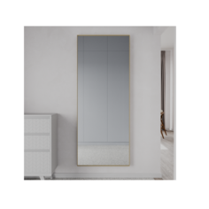 Зеркало halfeo gold (genglass) золотой 100x200x2 см.