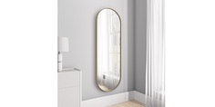 Зеркало nolvis mid gold (genglass) золотой 60x180x4 см.
