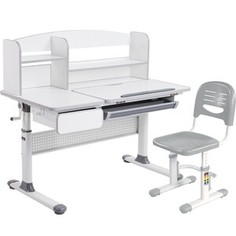 FunDesk Парта rimu grey + стул SST3 grey