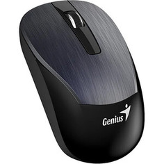 Мышь Genius ECO-8015 металлический серый (Iron Gray), 2.4GHz, BlueEye 800-1600 dpi, аккумулятор NiMH new package