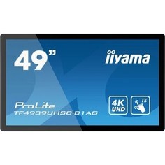 Монитор Iiyama TF4939UHSC-B1AG LCD 124,5 cm (49) [16:9] 3840x2160(UHD 4K) IPS, Black