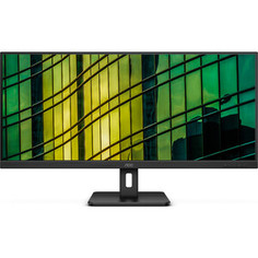 Монитор AOC U34E2M LCD 34 [21:9] 3440x1440(UWQHD) VA, Black