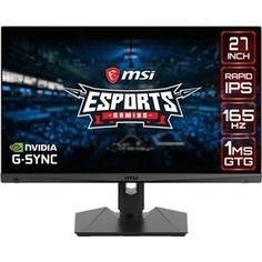 Монитор MSI LCD Optix MAG274QRF QD 27 16:9 2560x1440(WQHD) IPS, 165 Гц, Black