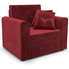 null Mebel Ars Кресло-кровать Санта (бархат красный STAR VELVET 3 DARK RED)