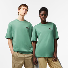 Футболка Lacoste Unisex из органического хлопка с большим принтом