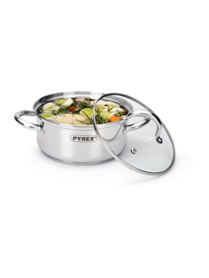 Кастрюля Pyrex 2,8 л серебристый