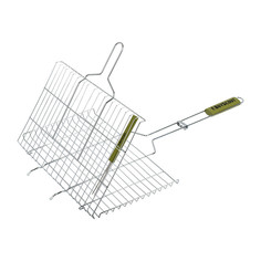 Решётка-гриль Boyscout для стейков, большая, с вилкой, 45x27x2 cм, 1 шт