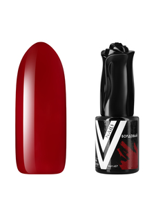 Гель-лак витражный Vogue Nails для аквариумного дизайна, прозрачный, красный, 10 мл