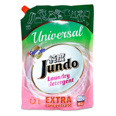 Гель для стирки всех видов белья Jundo Universal концентрированный с коллагеном 1,2 л