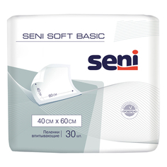 Пеленки Seni Soft Basic 40 x 60 см, 30 шт.