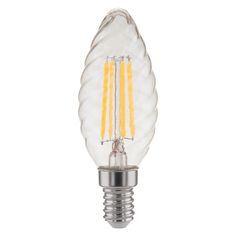 Филаментная лампочка Elektrostandard BLE1414 "Свеча витая" CW35 7W 4200K E14 прозрачная