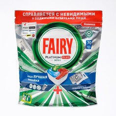 Капсулы Fairy Platinum Plus глубокое очищение для посудомоечной машины 70 шт