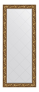 Зеркало с гравировкой напольное в раме EVOFORM Византия золото
