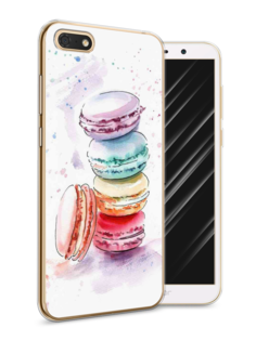 Чехол Awog на Honor 7A "Пирамидка макарони 2"