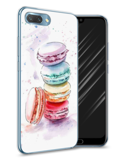 Чехол Awog на Honor 10 "Пирамидка макарони 2"